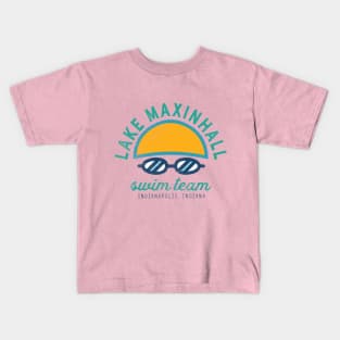 Lake Maxinhall Swim Team Goggled Kids T-Shirt